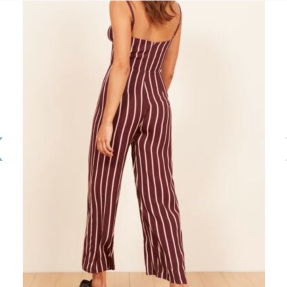 NWT reformation Guatemala stripe jumpsuit - Picture 2 of 5